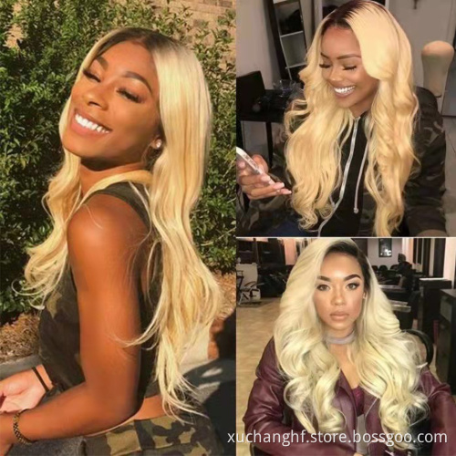 Ombre 1b 613 Straight Lace Front Wig,40 Inch Human Hair Remy Brazilian Bone Straight 613 Ombre Frontal Wigs,Glueless 1b 613 Wigs